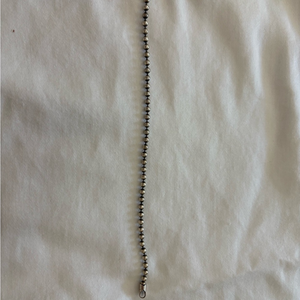 Milor Italy 3.5mm Ball 925 Sterling Bracelet 7g 8” - Picture 2 of 7